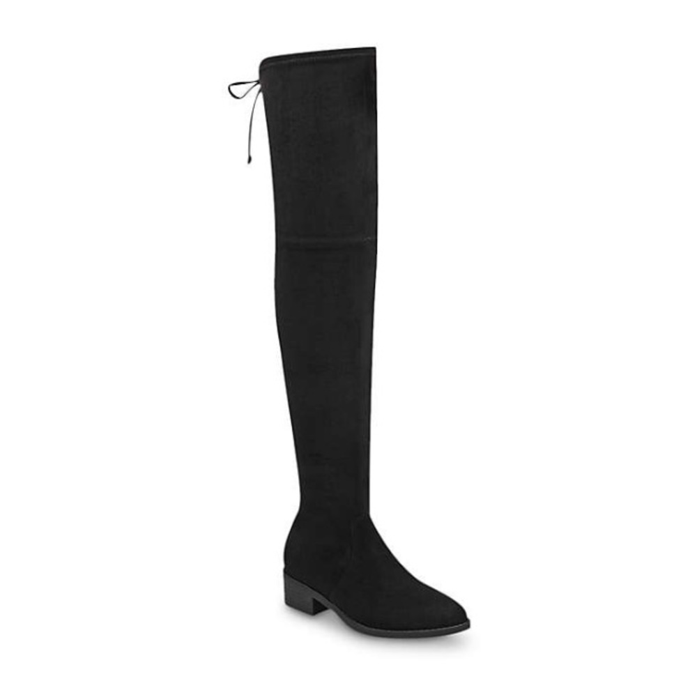 Black over the knee boots